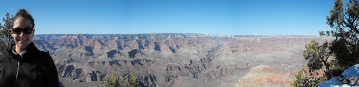 Thea at the Grand Canyon